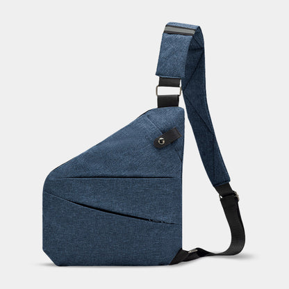 Flightag anti-theft travel bag for women in blue with crossbody strap