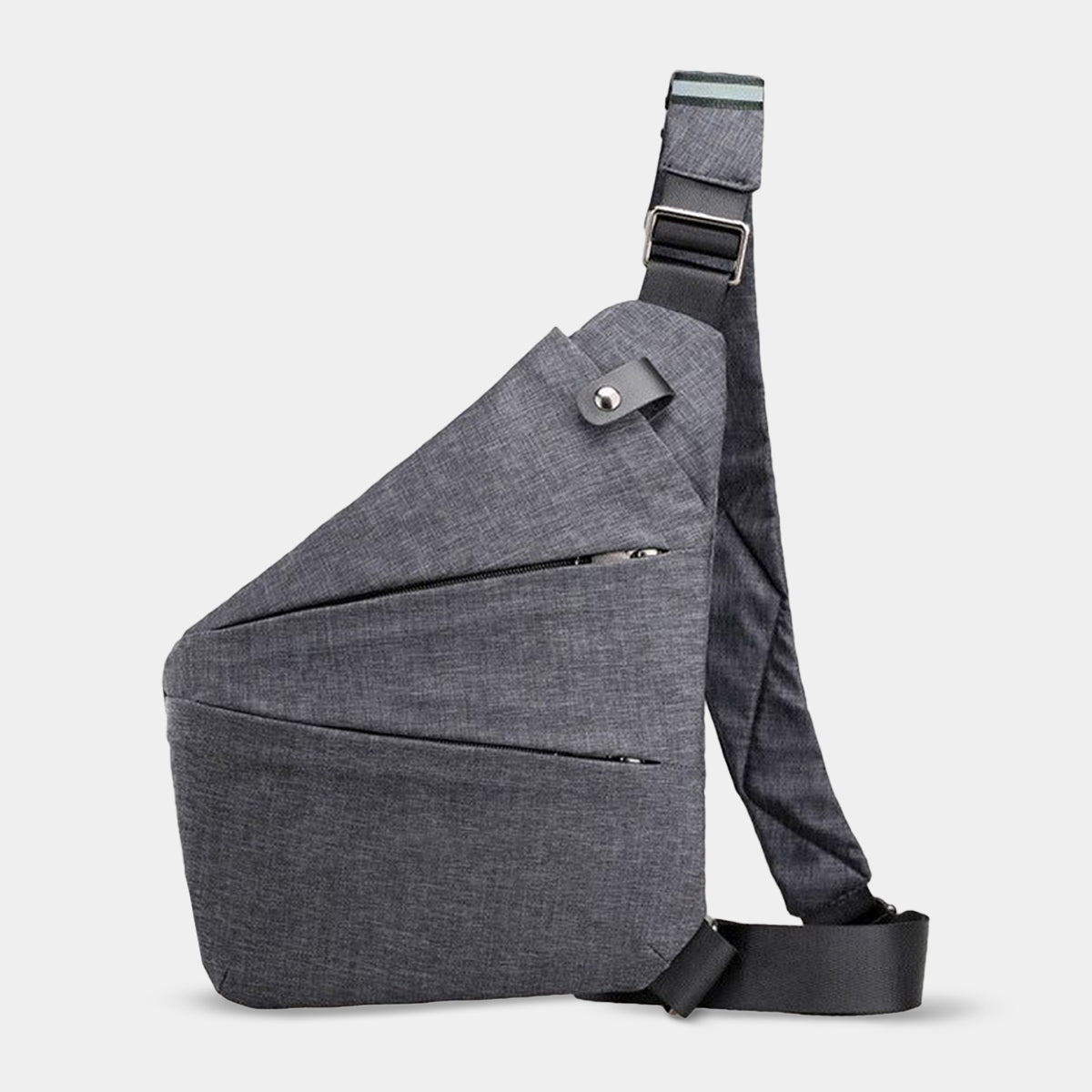 Flightag anti-theft travel bag for women in gray with crossbody strap
