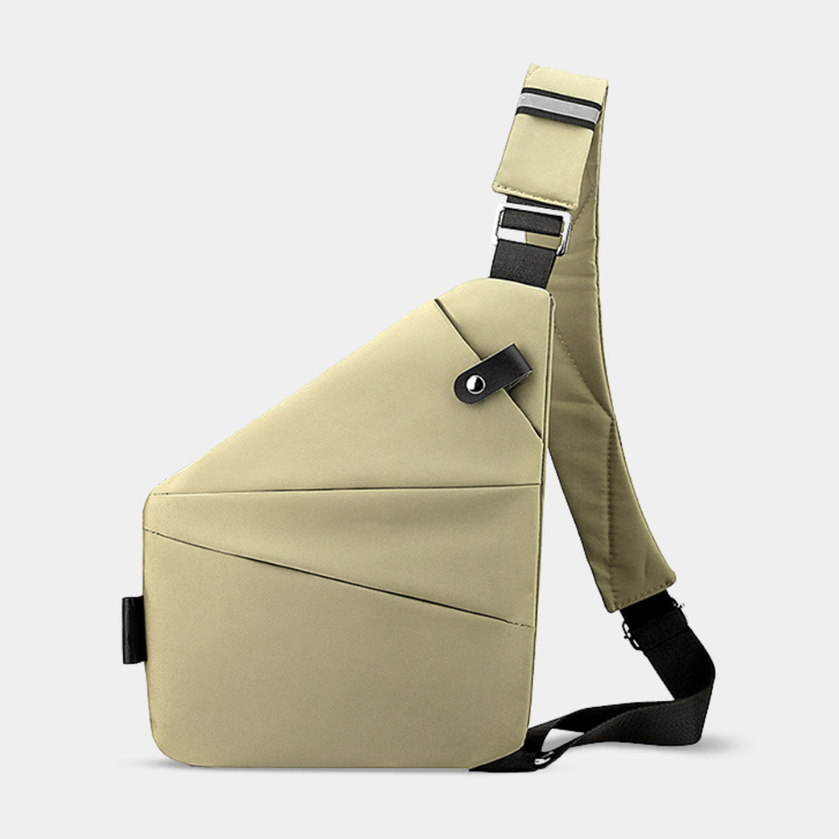 Flightag anti-theft travel bag for women in khaki with crossbody strap
