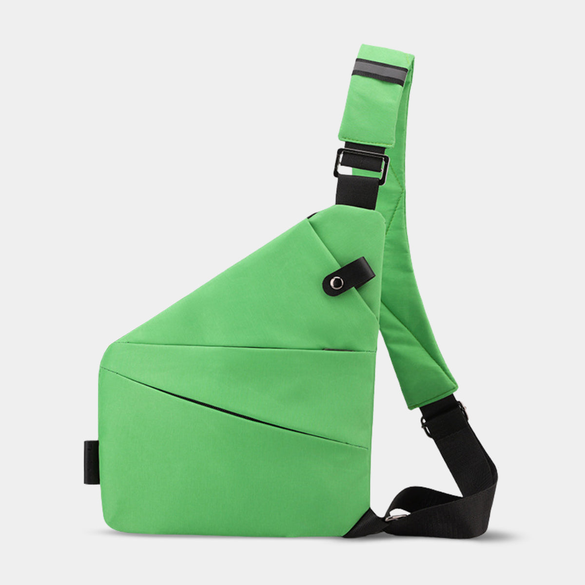 Flightag anti-theft travel bag for women in light green with crossbody strap