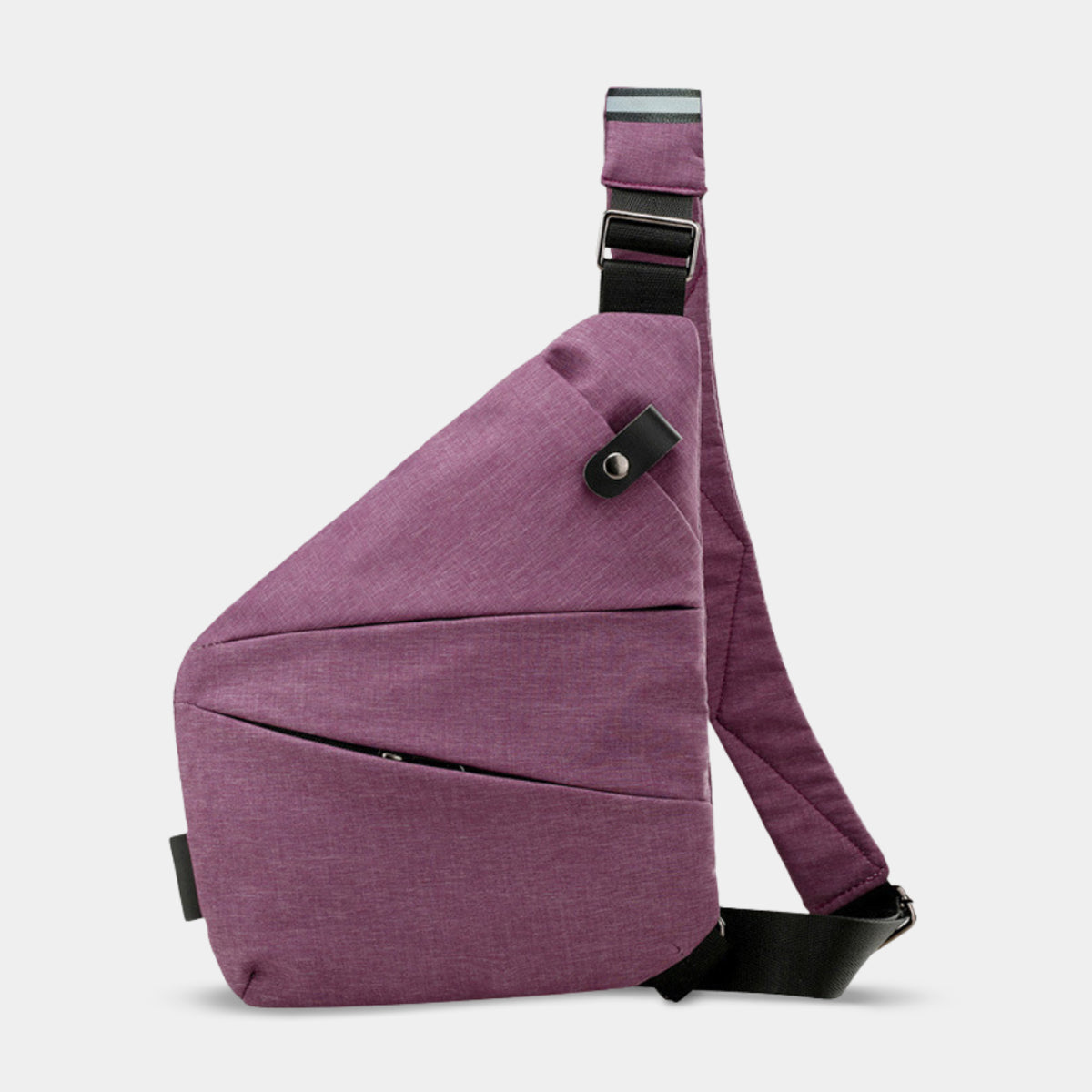 Flightag anti-theft travel bag for women in purple with crossbody strap