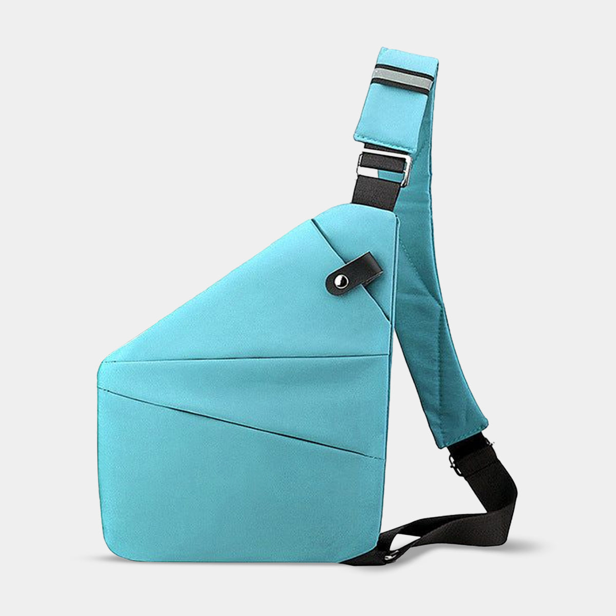 Flightag anti-theft travel bag for women in sky blue with crossbody strap